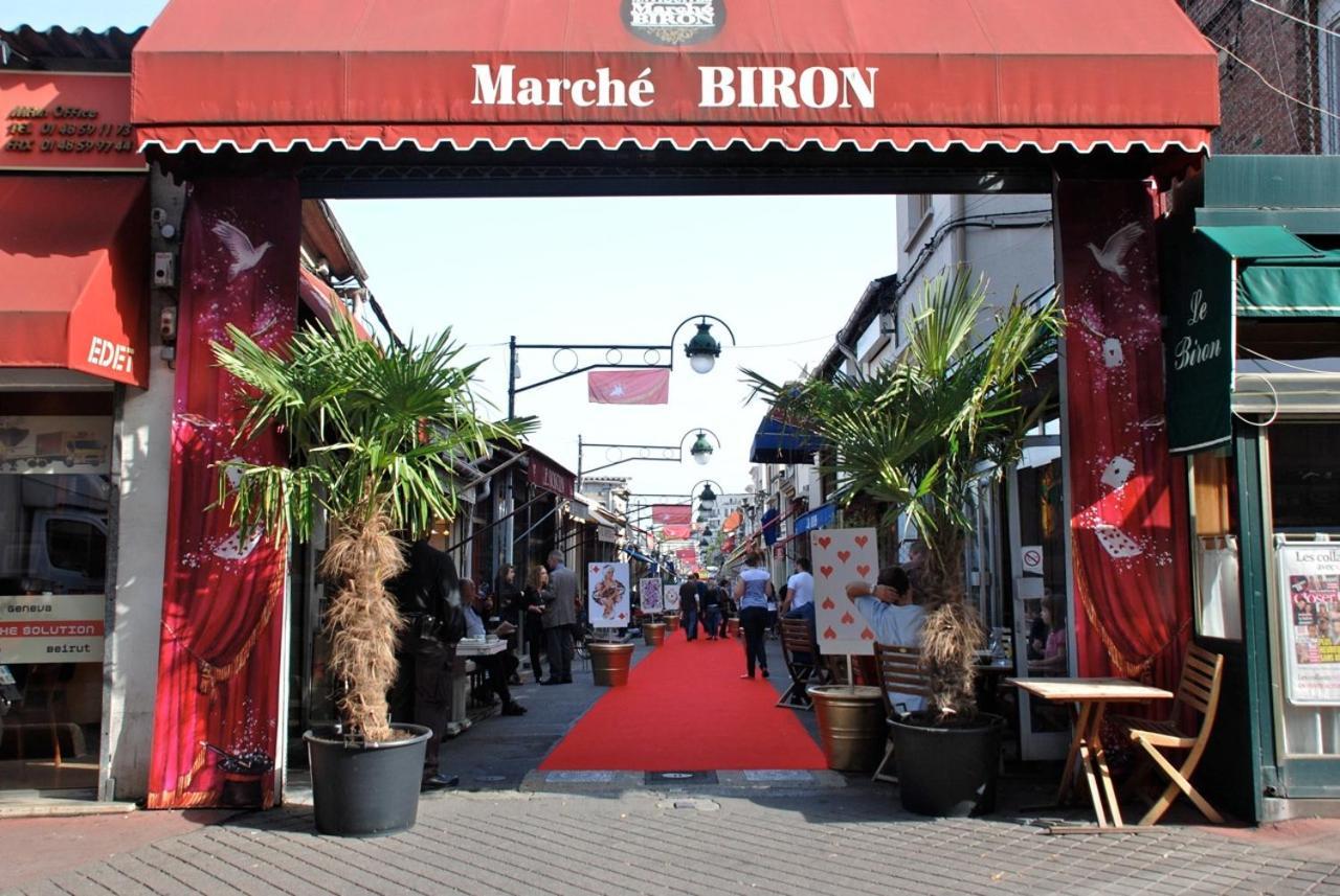 Biron Deluxe Studio Flea Market Of Paris, Porte De Montmartre Saint-Ouen  Zewnętrze zdjęcie